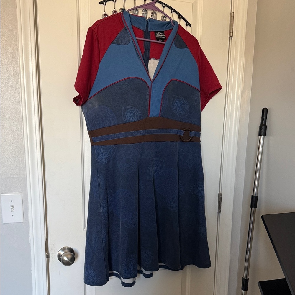 Her Universe Red and Blue Kids Casual Dress